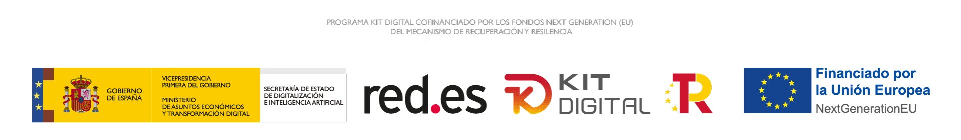 Programa KIT Digital cofinanciado por los Fondos Next Generation (EU) del Mecanismo de Recuperación y Resiliencia